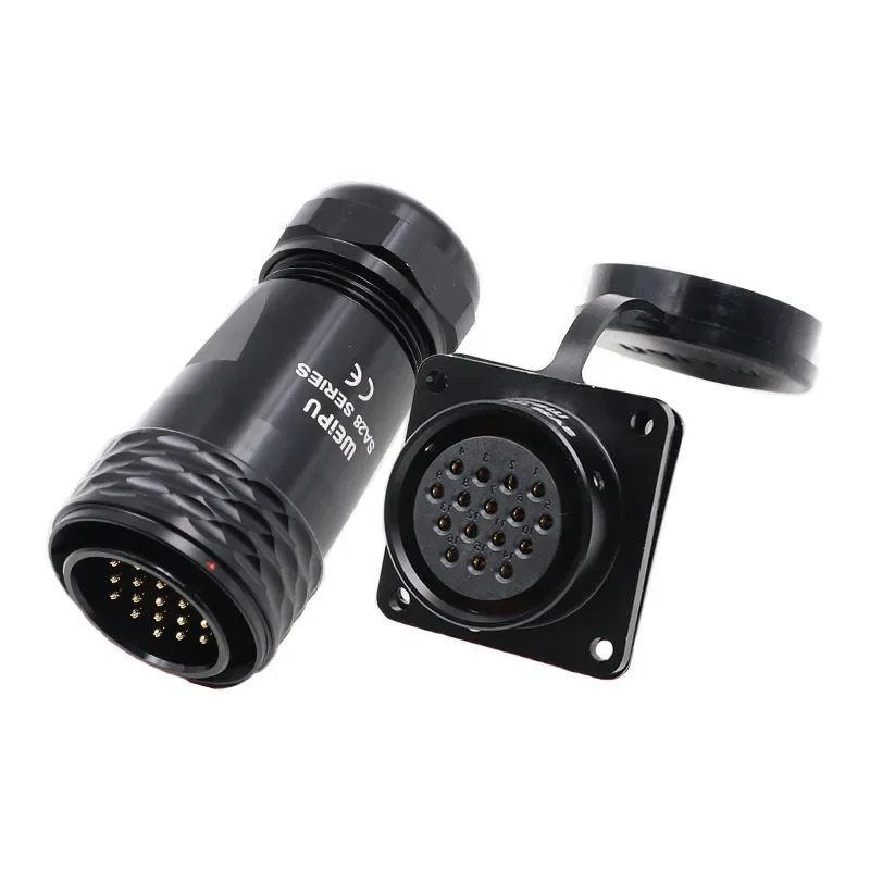 SA28 2Pin 3Pin 4Pin 7Pin 8Pin 9Pin 10Pin 12Pin 16Pin 17Pin 20Pin 24Pin 26Pin 35Pin IP67 Industrial M28 Power Connectors