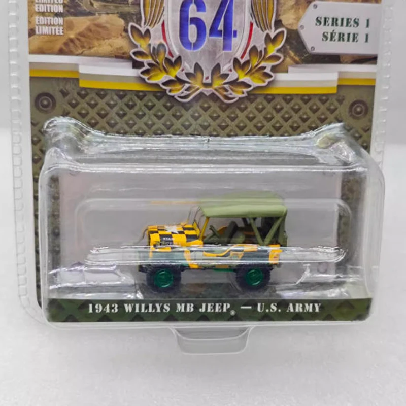 

Зеленый свет, масштаб 1:64, 1943, Willys MB, зеленая машина, имитация сплава, модель автомобиля, коллекция, украшение для дисплея, игрушка в подарок