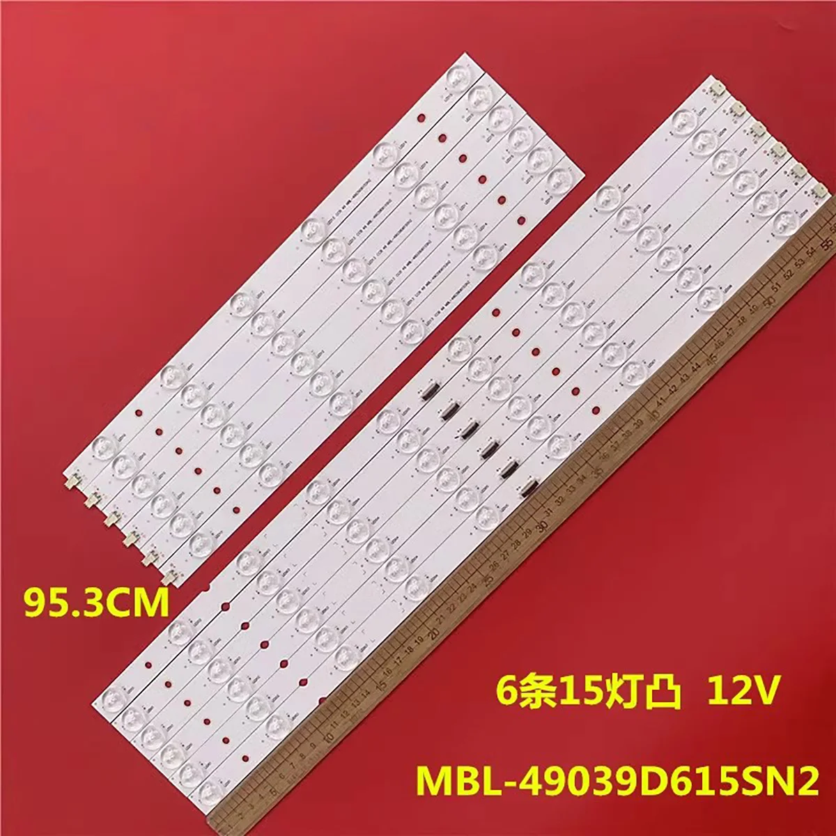 LED Backlight Strip 15LED For XBR-49X900F XBR-49X950H KD-49X900F KD-49XF9005 MBL-49039D615SN2 18LS49 1-984-208-11/12