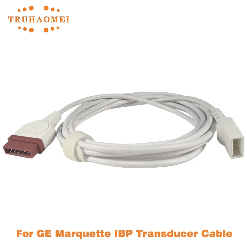 Invasive Blood Pressure Cable IBP 11 Pin Transducer Adapter Cable To Utah for GE Marquette Solar Eagle Tram Monitor 700078-001