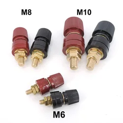 6mm 8mm 10mm Brass Stud Binding Post Premium Remote Battery Power Junction Connector m6 m8 m10 Replacement Terminal plug jumper