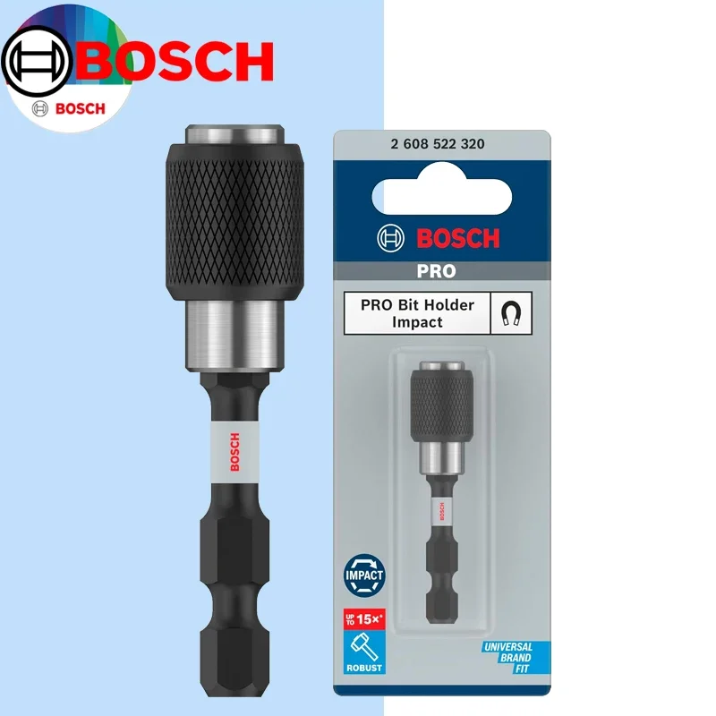 BOSCH 2608522320 PRO Bits Holder Quick Change For Impact Screwdrivers 60 mm 1/4