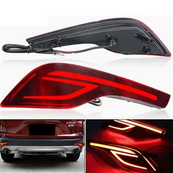 2PC LED Multi-function 12V LED Reflector Lamp Rear Fog Lamp Bumper Light Brake Light For Honda CRV CR-V 2017 2018 2019 2020 2021