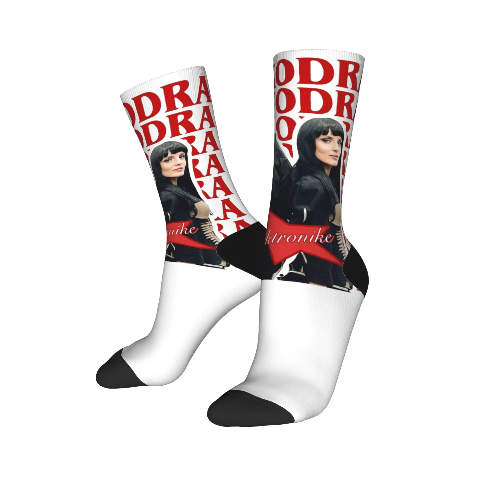 

New Men's Socks Novelty Shkodra Elektronike Zjerm Eurovisions 2025 Albania Sock Sport Women's Socks Spring Summer Autumn Winter