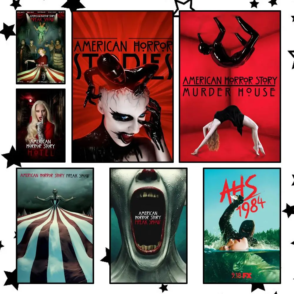 Series Horror American Horror Stories Poster Modern Minimalism Aesthetic Art Prints Bedroom Kitchen Home Decor Art Poster Gifts