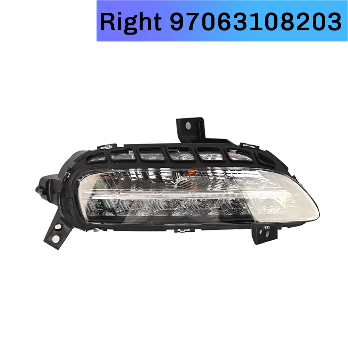 Car LED Daytime Running Lights Fog Lights Front Bumper Lights Right 97063108203 for Porsche Panamera