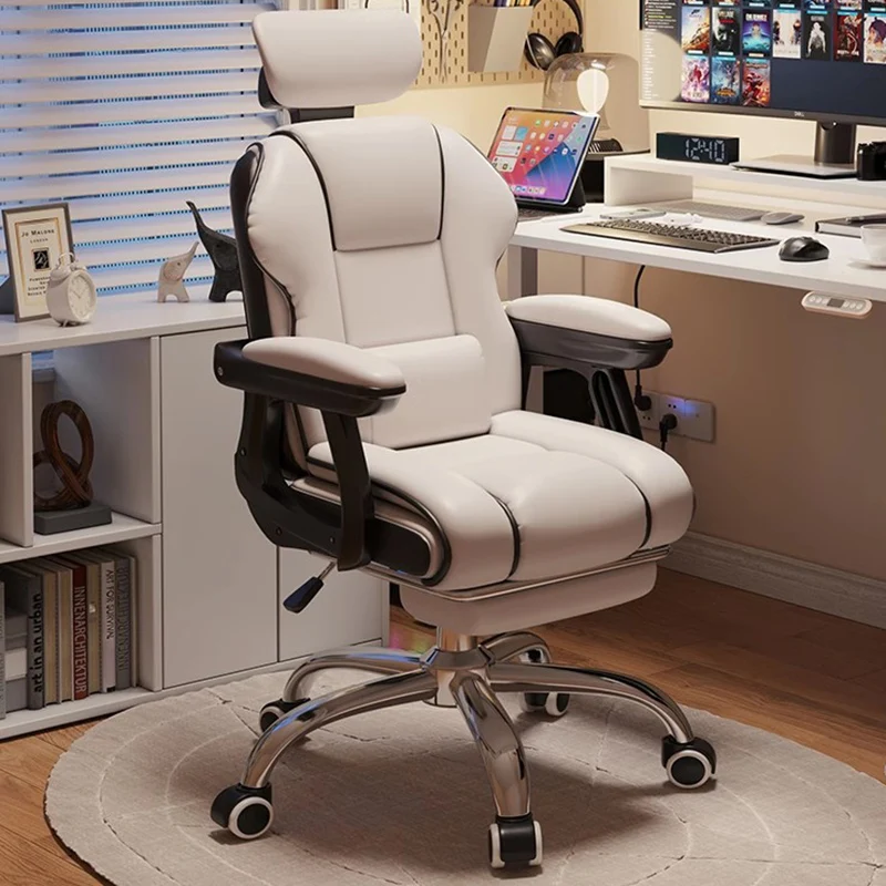 Kawaii Gaming Office Chair Swivel Vanity Waiting Ergonomic Office Chair Editor Nordic Silla Oficina Ergonomica House Furniture