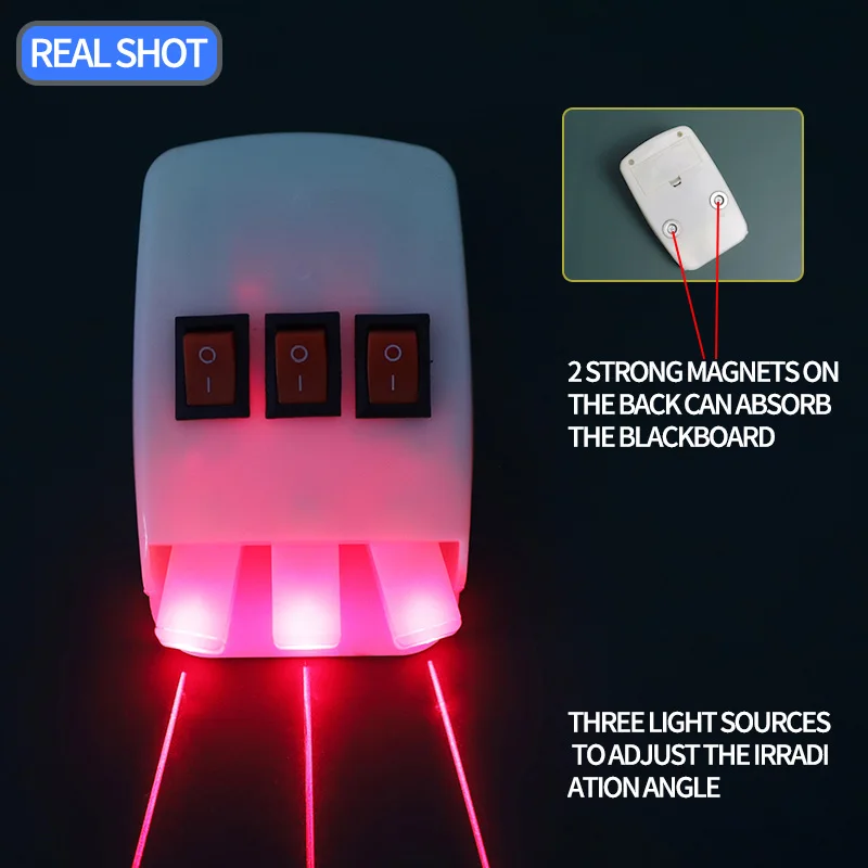 Three-line Light Source Physical Optics Test Equipment Parallel  Three-way Semiconductor Concave-convex Lens