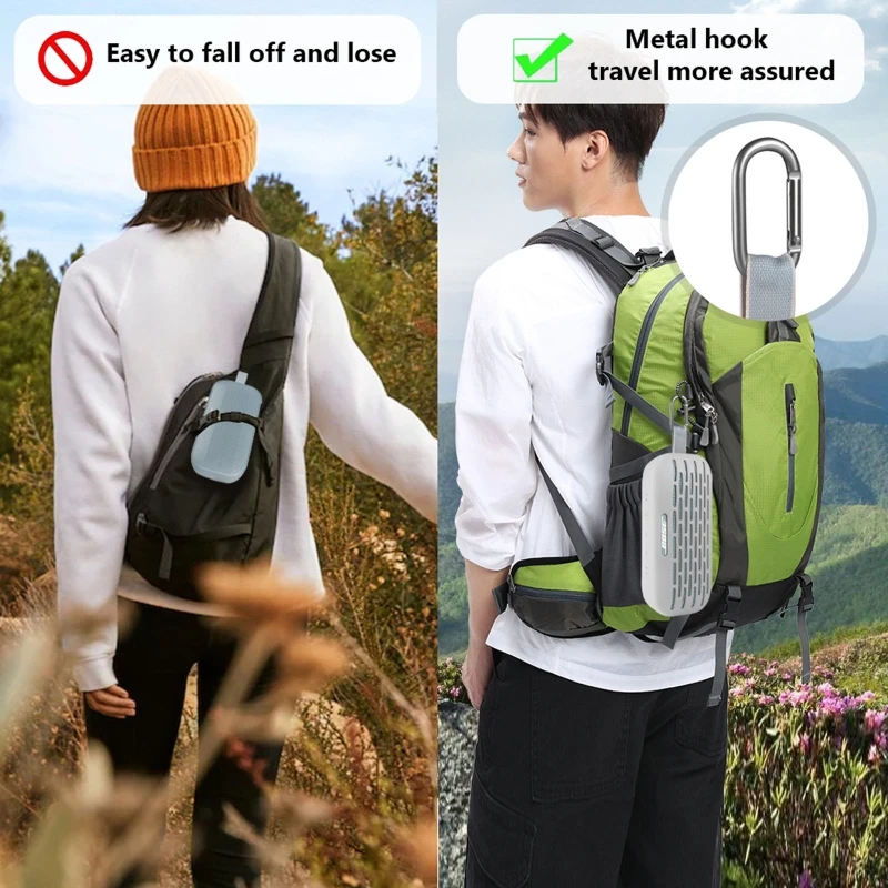 Dust-proof Protective Cover Shell Silicone Case Skin Compatible withBose Soundlink Flex Speaker Skin Case Holder 24BB