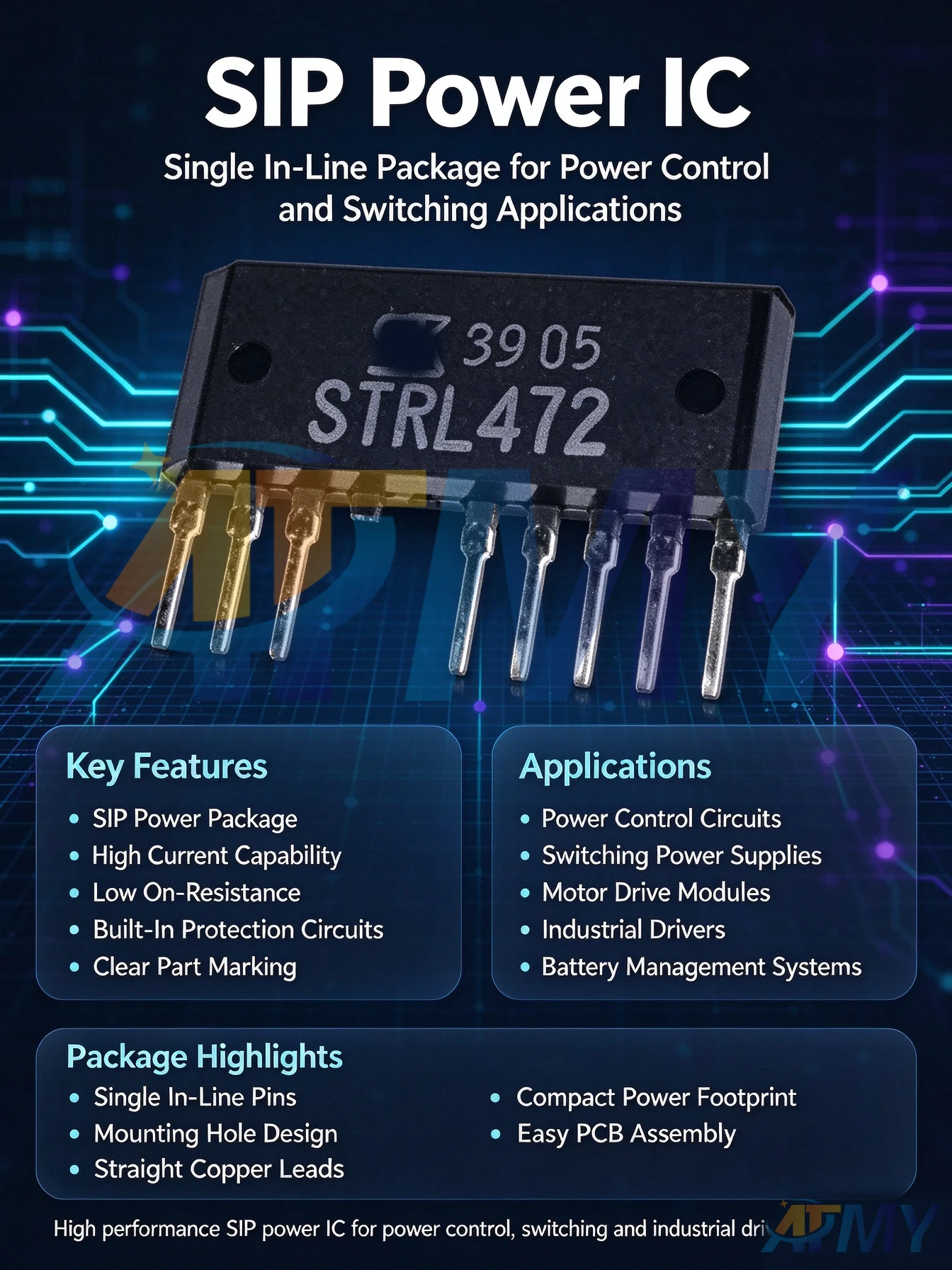 STRL472 STRV152 STRV153 Power supply module, inverter air conditioning module