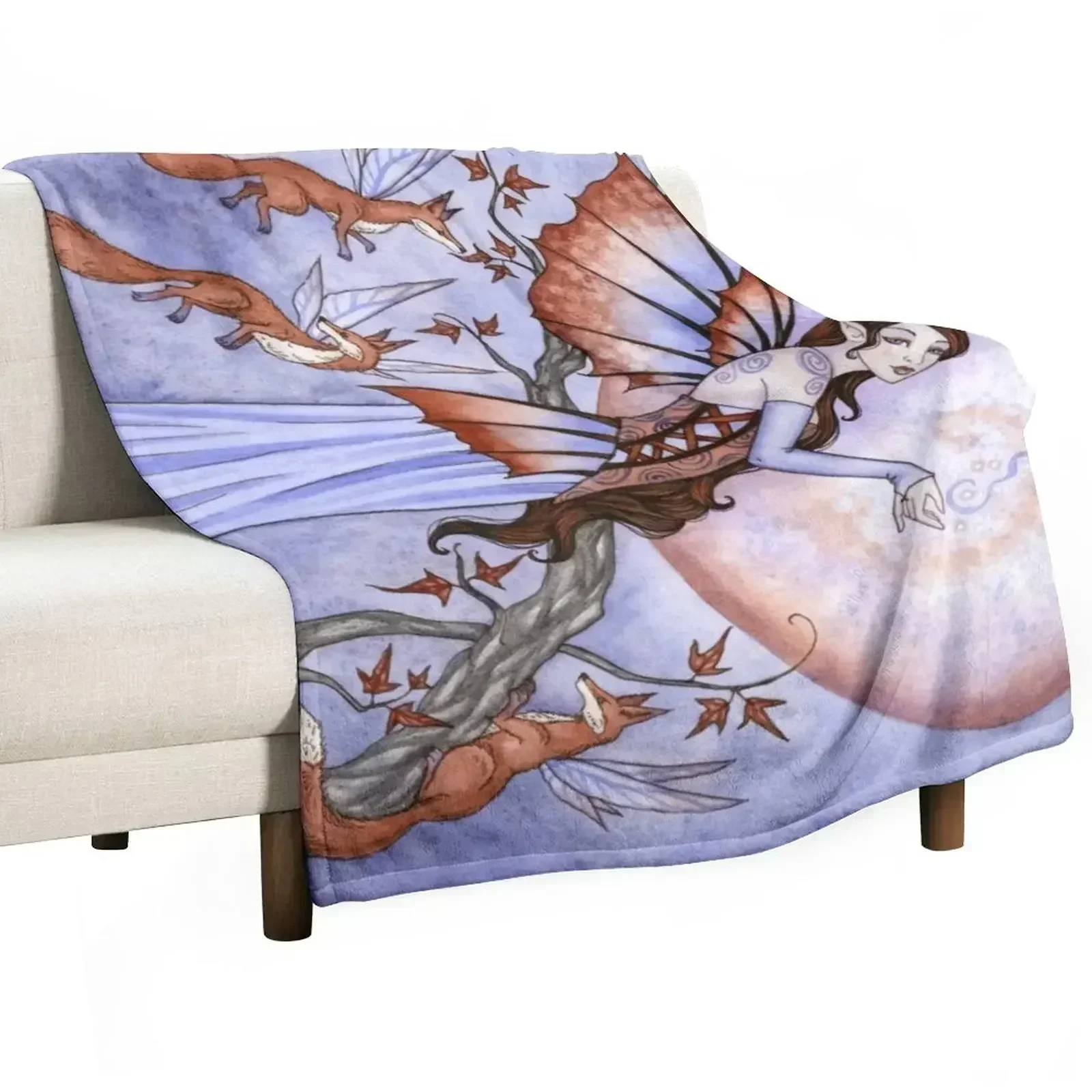 

Moon Spell Throw Blanket Cozy Throw Blanket Birthday Gift for Him Her