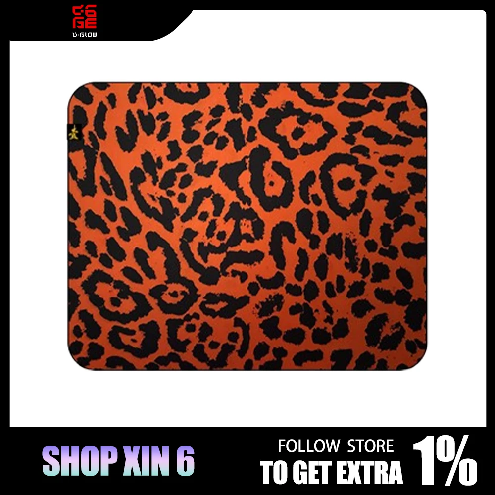 D-GLOW One Yi Mousepad Leopard Print Mouse Pad Special Edition Mousepad Pc Game Accessories Mouse Pad Gifts Vorlant Fps Gaming