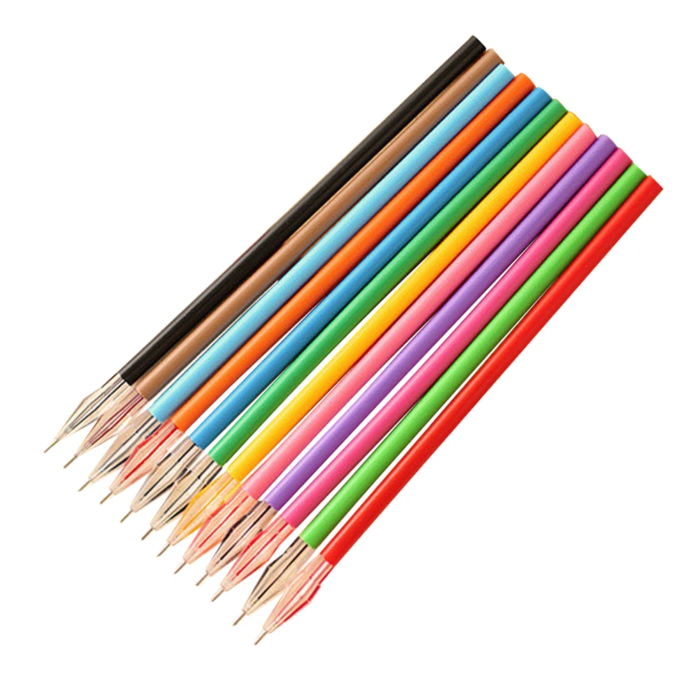 

Ballpoint Pen Refill Color Refills Pencils Bulk Colored Gel Diamond Head Plastic