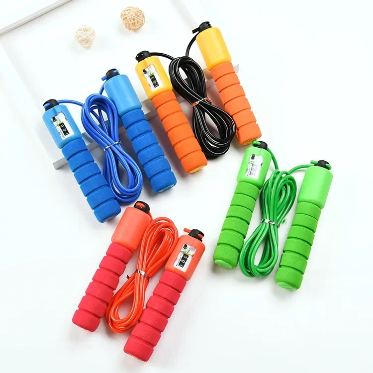 Professional Jump Rope with Electronic Counter Fast Speed Counting 2.9m Adjustable Skipping Rope Jumping Wire Workout Equipments