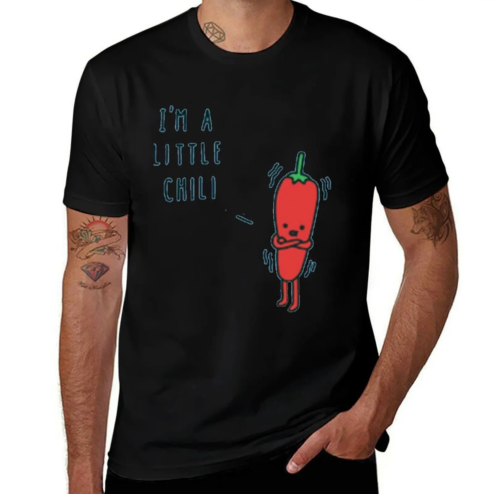 

I am a little chili T-Shirt man t shirts for men casual cotton t shirts high quality T-Shirt