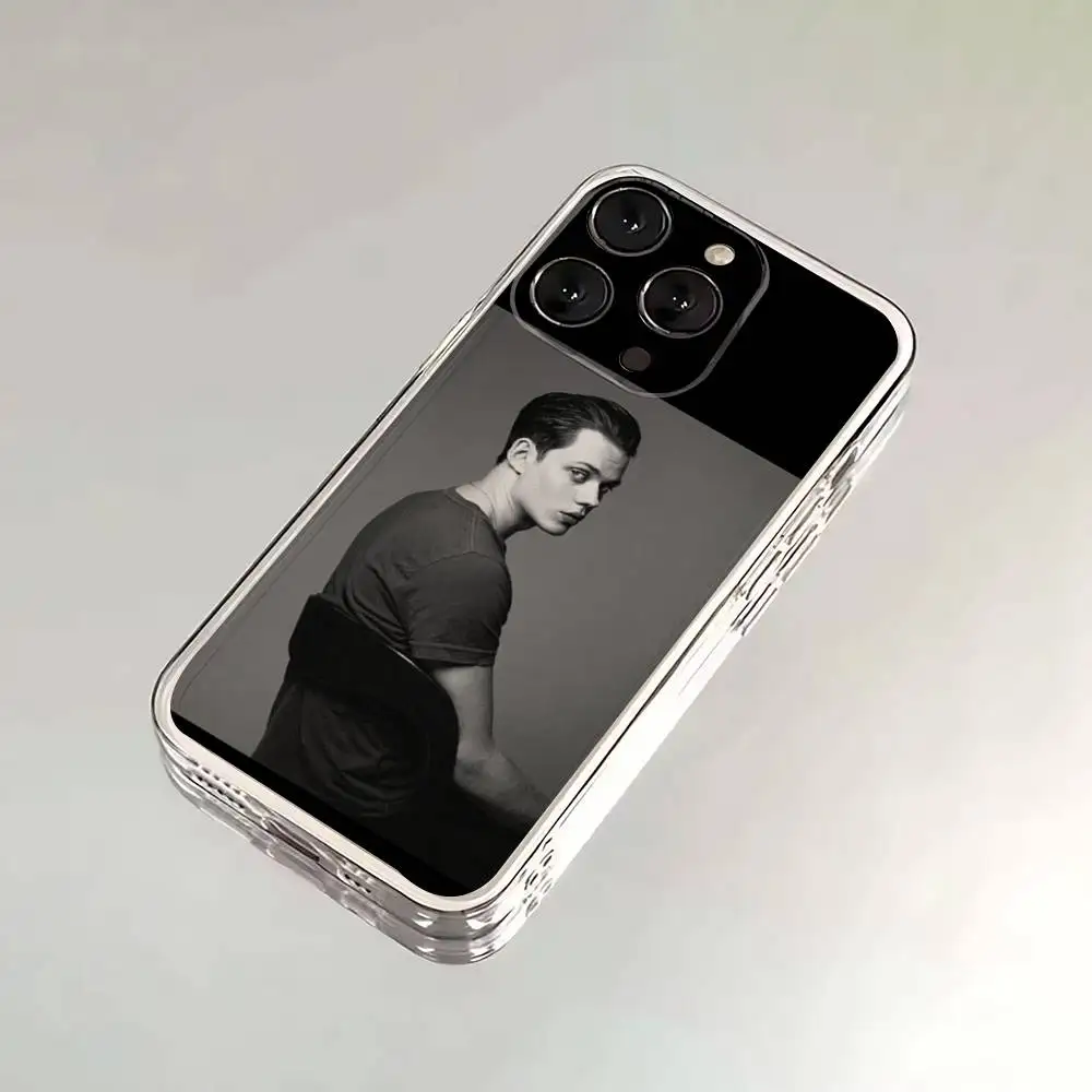حافظة هاتف Bill Skarsgard لهاتف iPhone 6,16,15,14,13,12,11,17 Pro,Max,Plus,X,XS,XR,SE,غطاء ناعم شفاف صغير