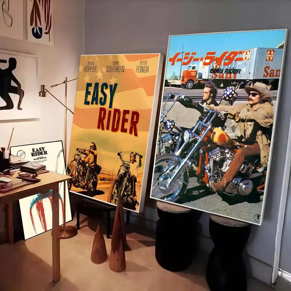 Easy Rider Poster Sticky Painting Prints Wall Art Waterproof Home Living Bed Room Bar Cafe Aesthetic Decor - view 4