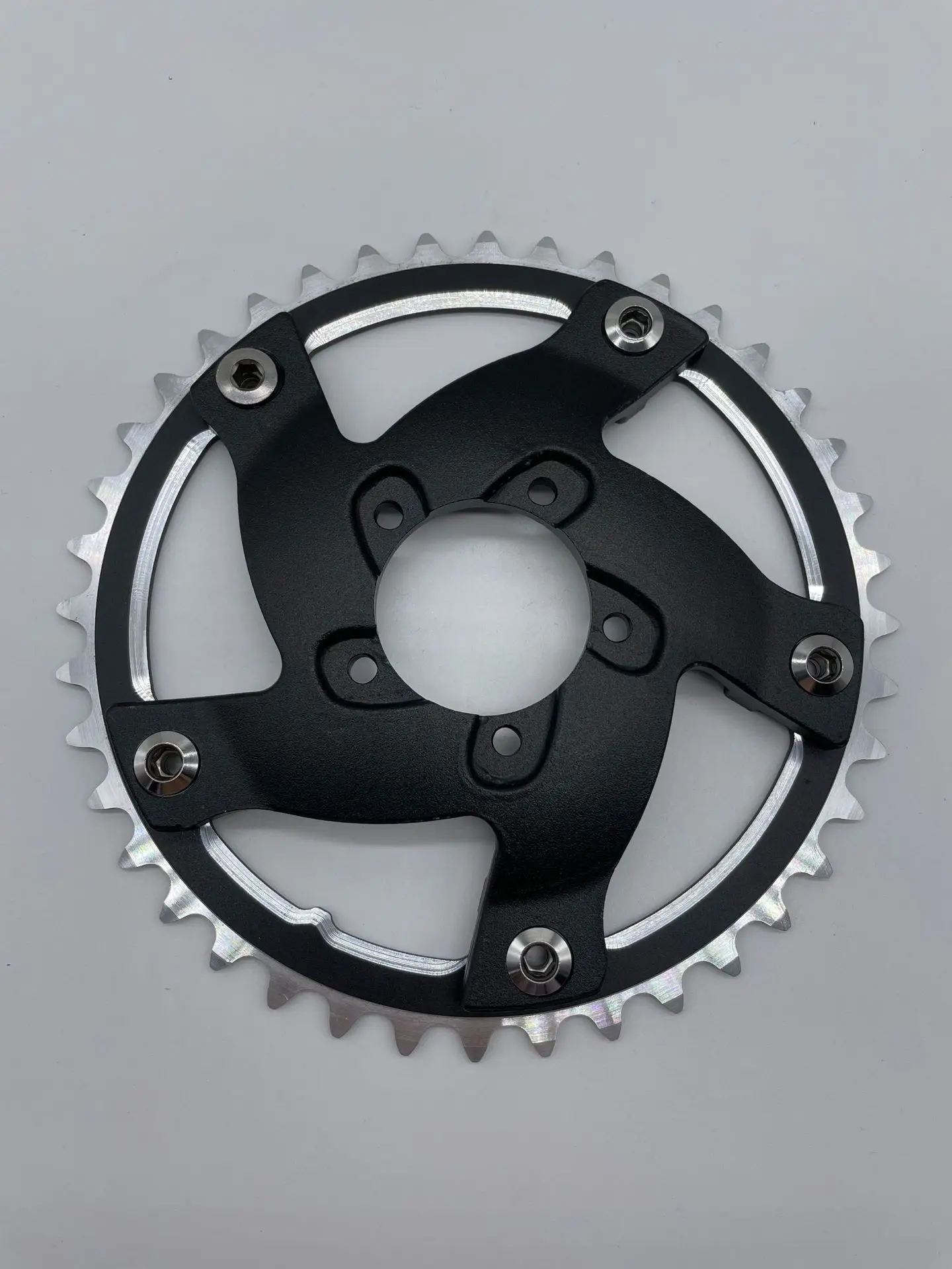 

Bike Bicycle Part Chainwheel For BAFANG BBSHD BBS03 130BCD Chainring Adapter Spider Conversion Mount for 39T 40T 42T 44T 46T 48T