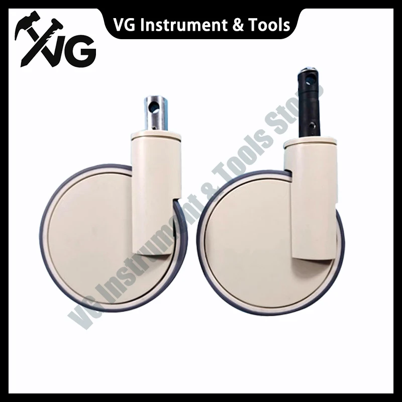 

1 Pcs-8-inch High Quality TPR M28*96/M32*50 Medical Universal Wheel, Silent Center Control Wheel Caster Bed Brake Rubber Wheel