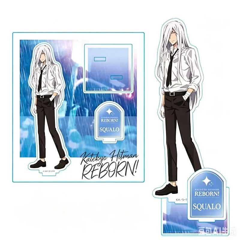 New Style Hot 15CM Anime HITMAN REBORN! Figure Peripheral Collection Interesting Decorations Gifts Keychain Acrylic Stand Model