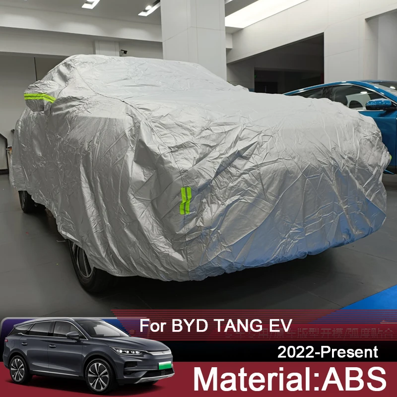 

For BYD TANG EV 2022 Car Cover Outdoor Protection Full Exterior Snow Cover Sunshade Dustproof Protection Cover Auto Accessories