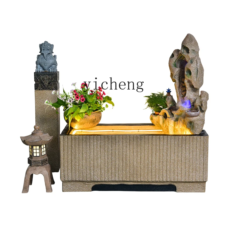 

Zc пасторальное искусственное украшение для гор и фонтанов, рыбный пруд, ландшафт, балкон, двор, офисные украшения