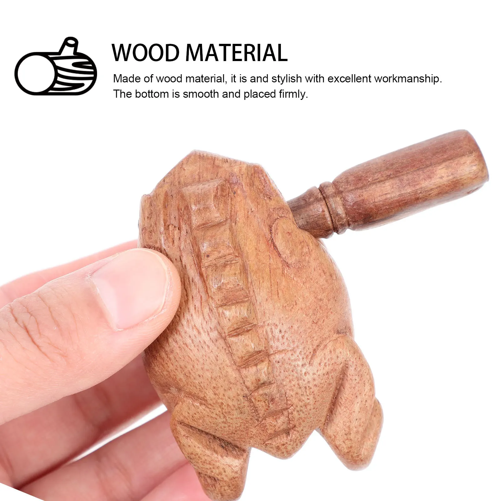 

Wooden Lucky Frog Carving Handicraft For Home Office Desk Decor Animal Sculpture Gift Table Ornament Home Decoration