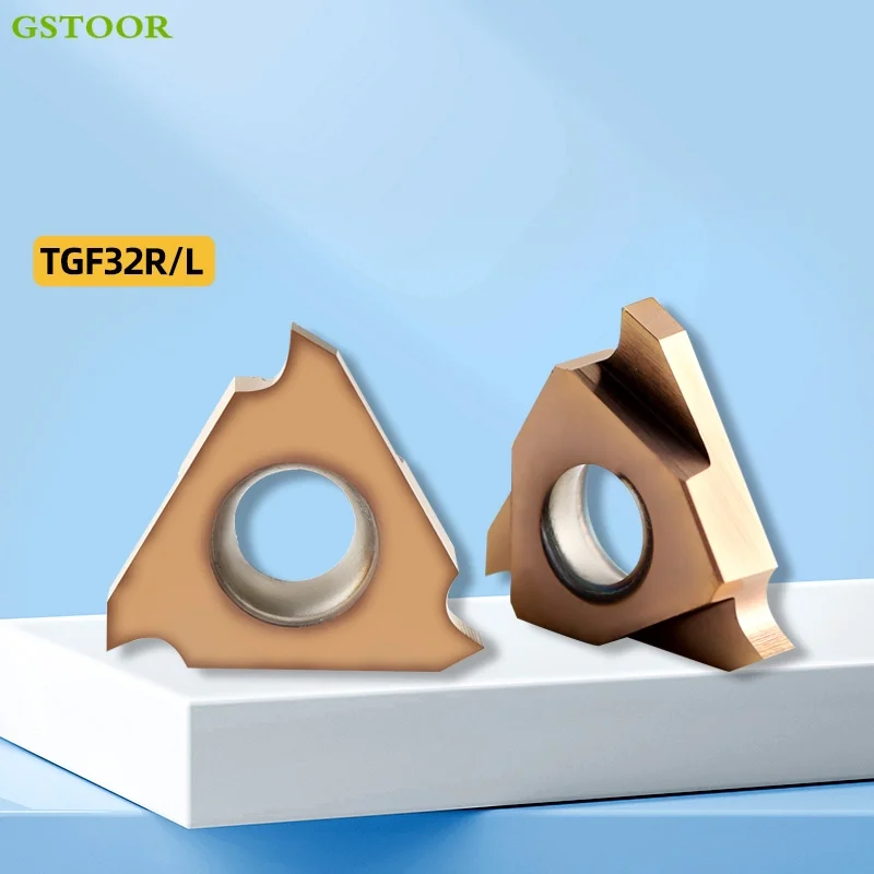 

TGF32R TGF32L 033-300 Circlip Vertical Slotting Turning Tools CNC Lathe Cutter Grooving Carbide Inserts For Stainless Steel