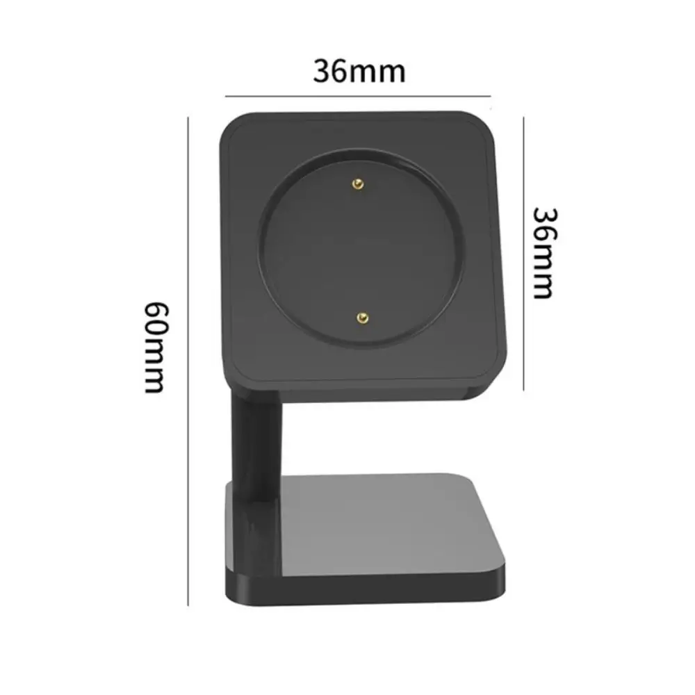 البلاستيك سطح المكتب حامل شاحن صغير أسود USB كابل شحن حوض محول الشحن حامل لساعة Amazfit Active 2 A2437 الذكية