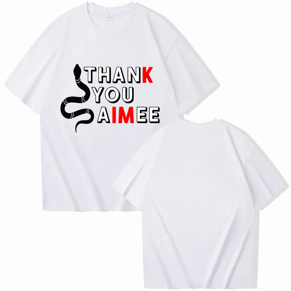 thanK u aIMee TTPD KIM O-Neck Short Sleeve Shirts Fans Gift Tops