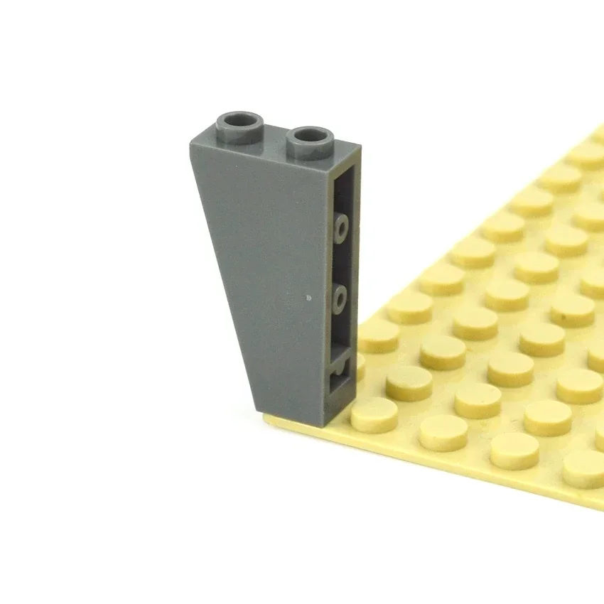 MOC การวิเคราะห์ DIY ประกอบอนุภาค Slope Face ย้อนกลับอิฐลาด Inverted 2x1x3 บล็อกอาคาร 2449 ของเล่นเพื่อการศึกษา