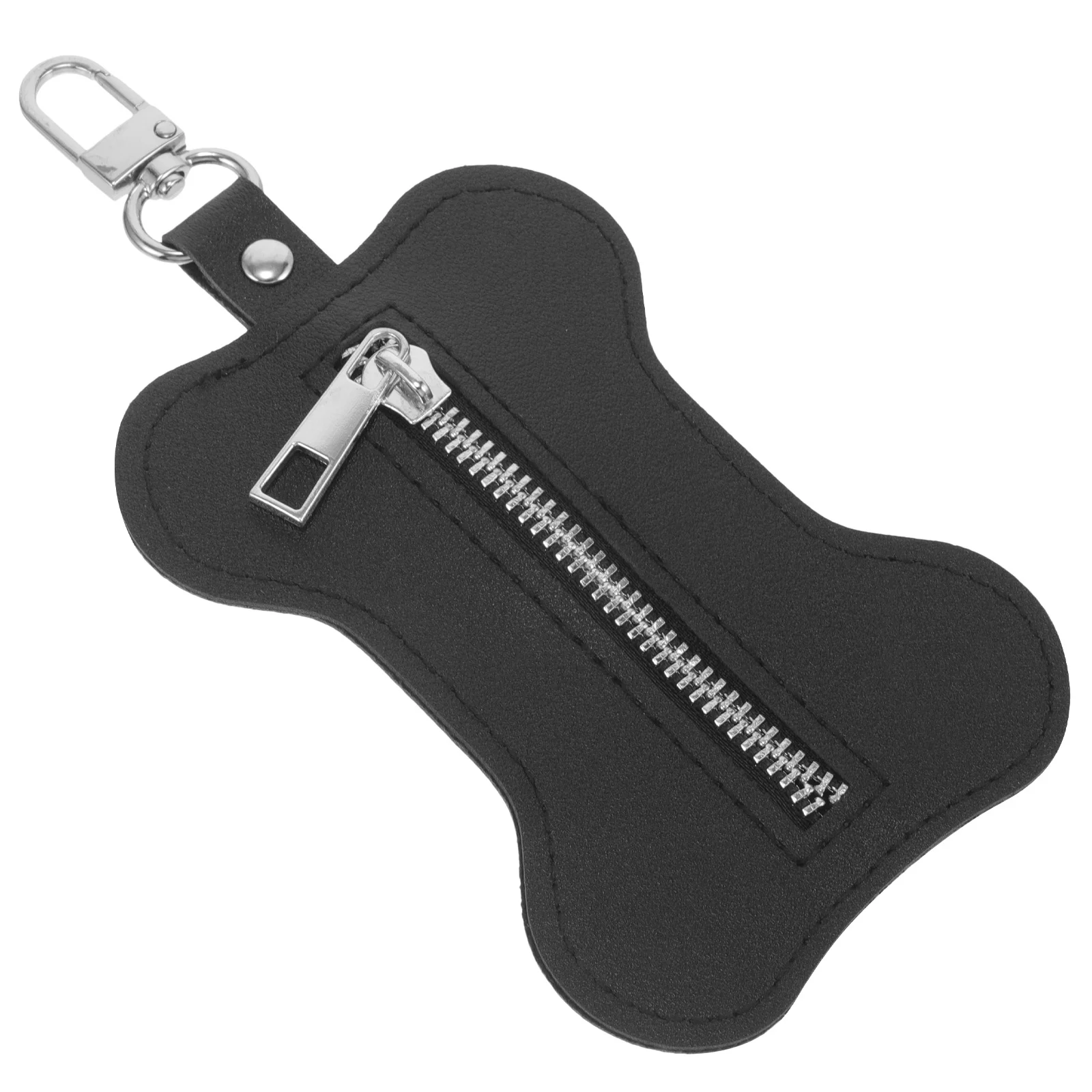 

Pet Poop Bag Holder PU Material Compact Hanging Hook for Dog Walking Outdoor Waste Bag Dispenser Portable Lightweight Pet Supply