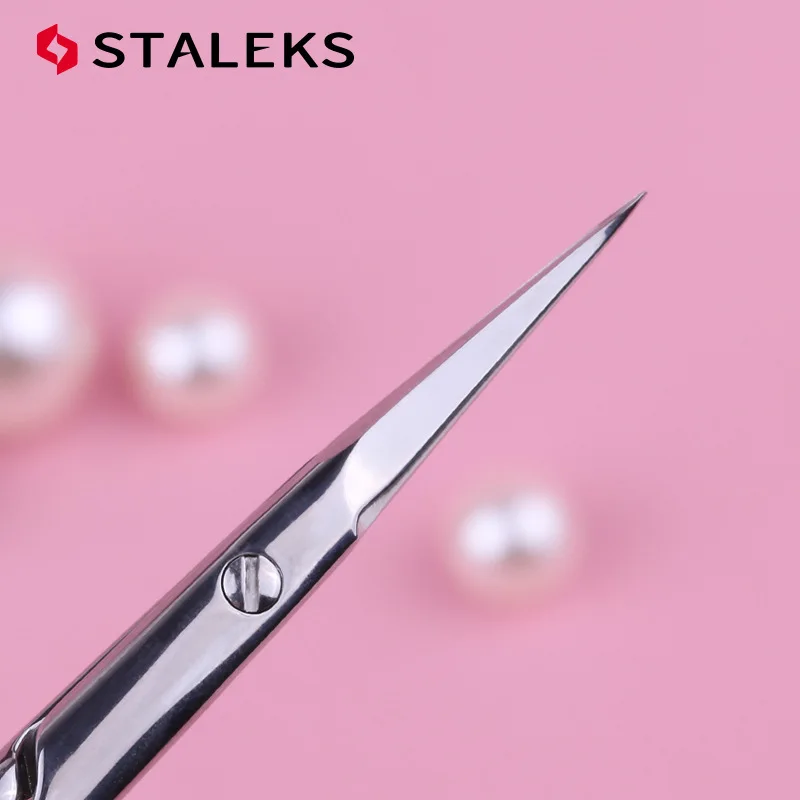 Professional Cuticle Scissors Staleks Pro Exclusive 23/1 Zabra Nail Dead Skin Remover Scissor Manicure Nursing Makeup Tools