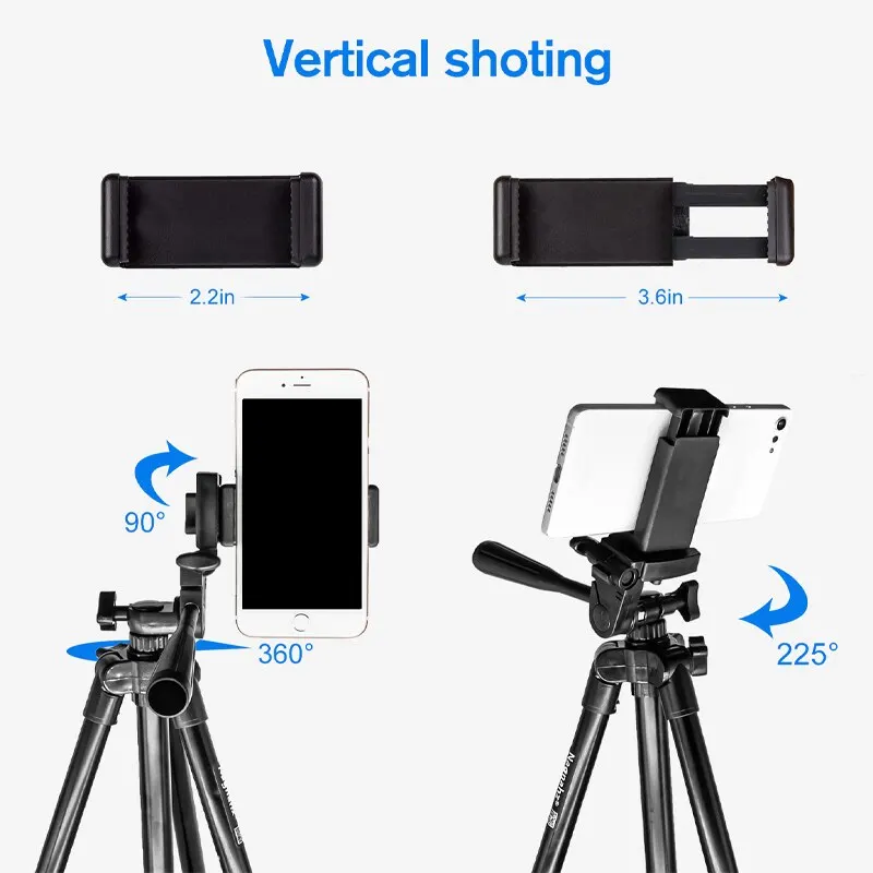 Nagnahz-trípode para teléfono, soporte para grabación de vídeo de 150cm, con control remoto por Bluetooth, Universal, para cámara y fotografía