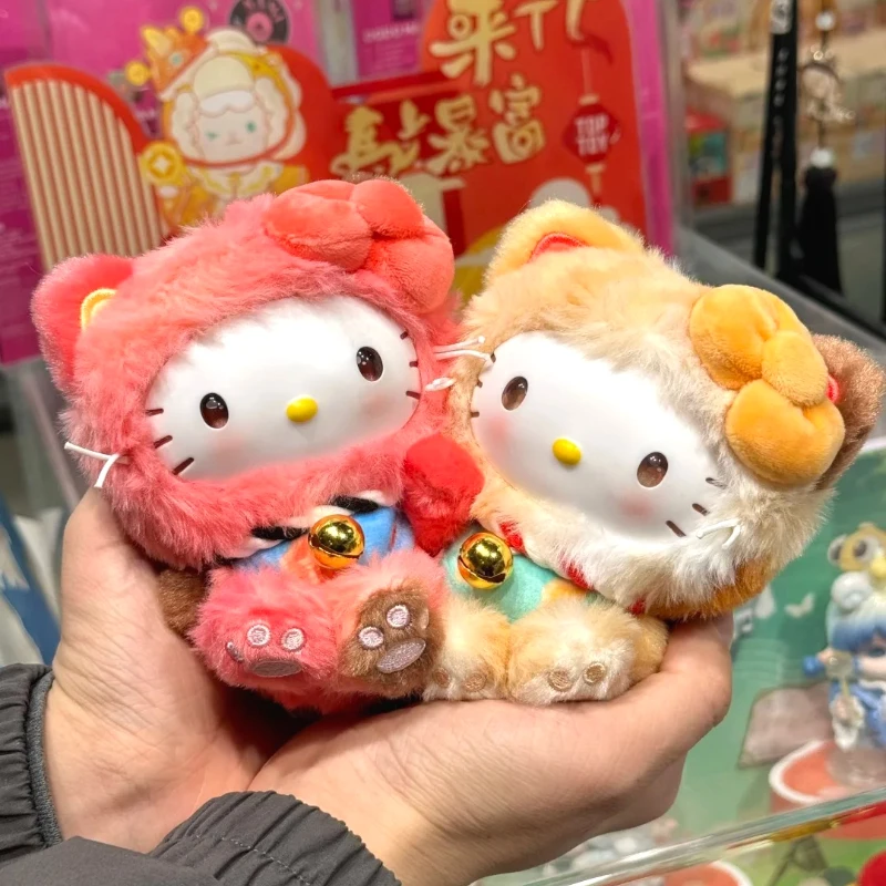 Sanrio Characters Hellokitty Meow Blessing Series Blind Box Cute Kitty Anime Figure Bag Pendant Anime Doll Toys Surprise Gift view 2