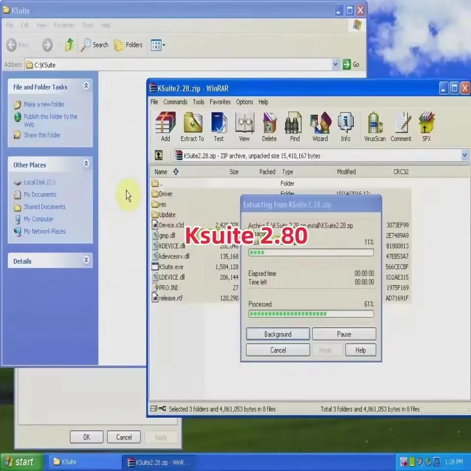 برنامج Ksuite 2.80 KTAG 2.25 يعمل مع KE SS V2 V5.017 للسيارات/الشاحنات/الدراجات/الجرارات سرعة الجري المحسنة للانتظار