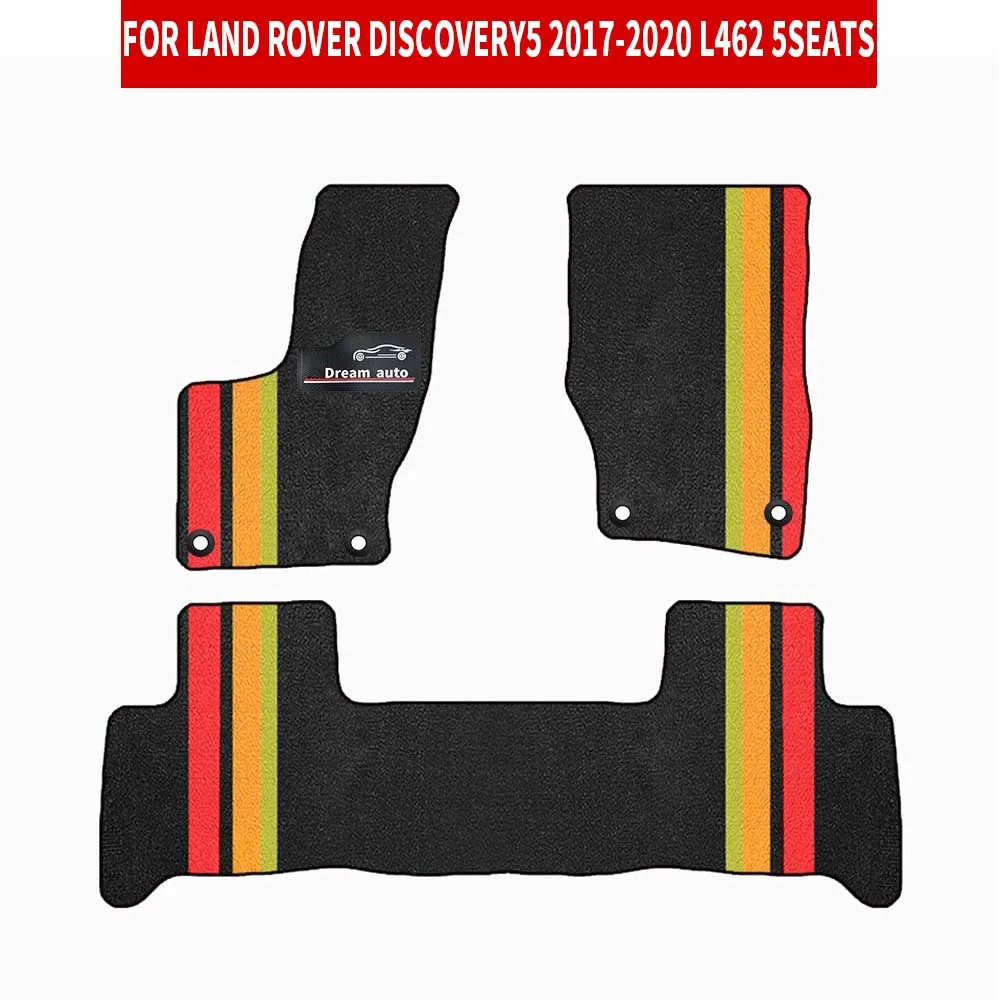 

Custom Car Floor Mats For Land Rover Discovery5 2017-2020 L462 5seats Waterproof Auto Carpets Foot Coche Accessorie