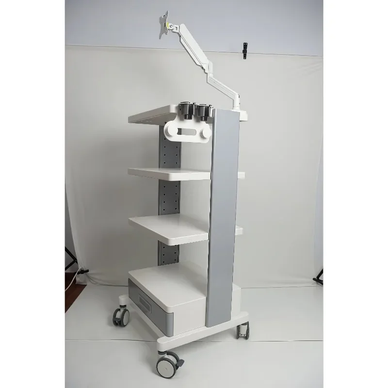 

Clinic Medical Rolling Trolley Nice Portable Folding Metal Wheels Drawers Storage Equipment Furniture Aesthetic Professional