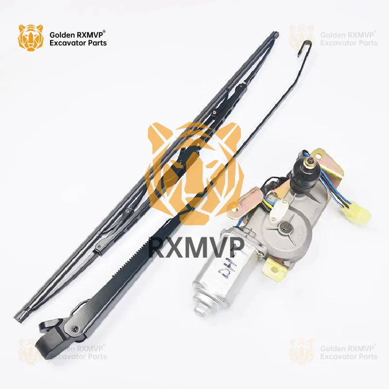 For Doosan Daewoo DH215/225 wiper motor 210/220/300-5-7 wiper motor assembly wiper blade excavator accessories