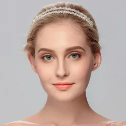 Shiny Double Layer Crystal Hair Bands for Women Girls Rhinestone Sparkle Headband Bezel Hair Hoops Fashion Hair Accessories