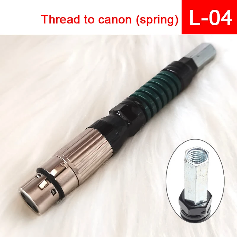 Reciprocating Linear Motor Parts 3 XLR Suction Cup Holder End Connector Vac-u-lock Bendable Spring Connector M8/M10