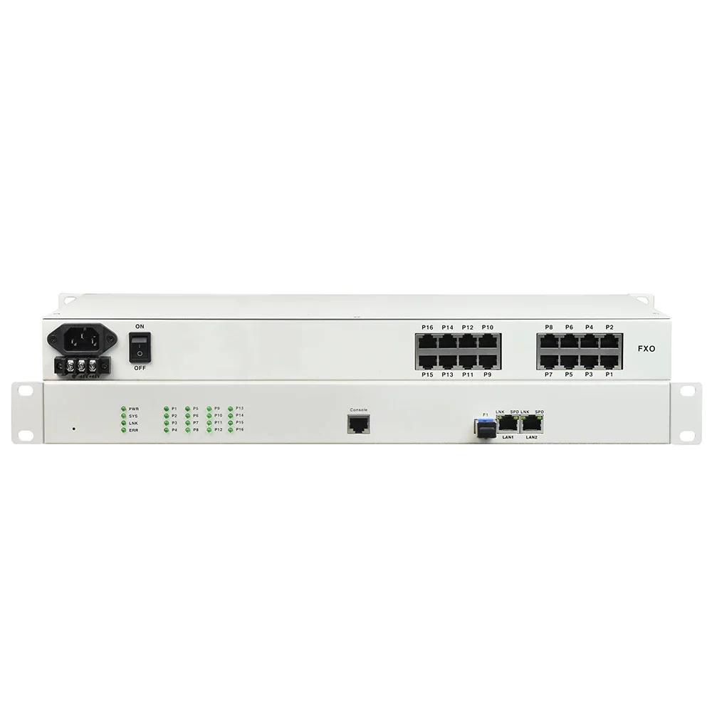 

TDM over IP Converter 16 Channel Voice FXO FXS over Ethernet