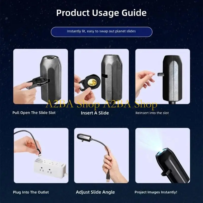 A2BA Cosmic Creators Light With Sliders Control For Easy Mode Switching