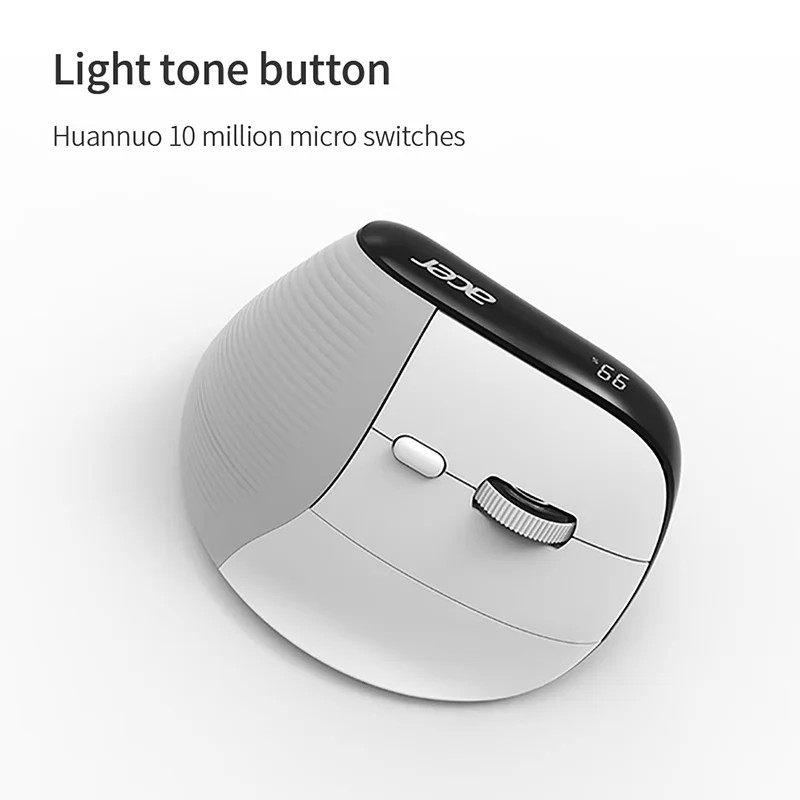 وضع Acer-wirless mode ، بلوتوث ، فأرة قابلة لإعادة الشحن ، صيحات مريحة ، نغمة خفيفة ، للمكتب ، الكمبيوتر الشخصي ، الكمبيوتر المحمول