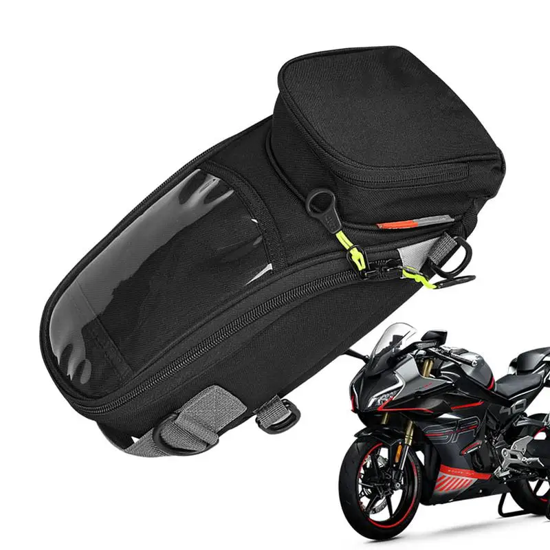 

Motorcycle Tank Bag Anti-slip Black Motorbike Bag Strong Magnetic Bag Fits Most Motorcycles Motorcycle Accessories Phone Pouch