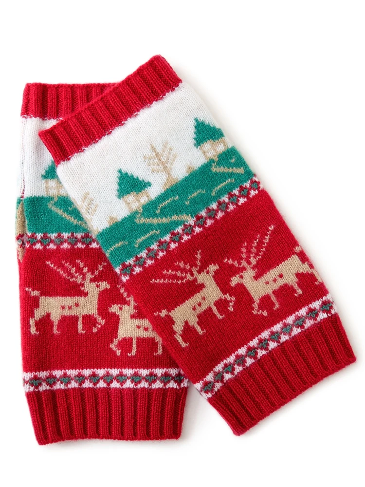 guantes-de-invierno-para-mujer-100-cachemira-suave-medio-dedo-navidad-ciervo-jacquard-sin-dedos-muneca-mitte
