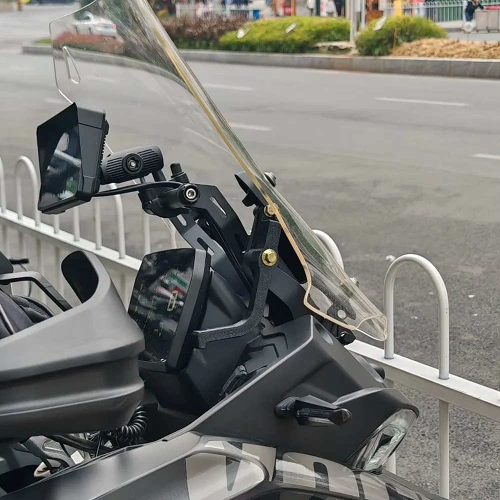 for VOGE DS525X DSX625 DS500 NEW Motorcycle Racing Windshields and Lifting Levers support lever One-button Lifting Aid Device