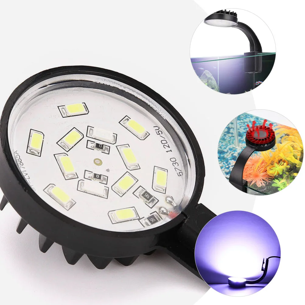 

Usb Mini Aquatic Plant Light Led Aquarium Lamp For Fish Tank Reptile Farming Compact Convenient Waterproof Lighting Pet Supply