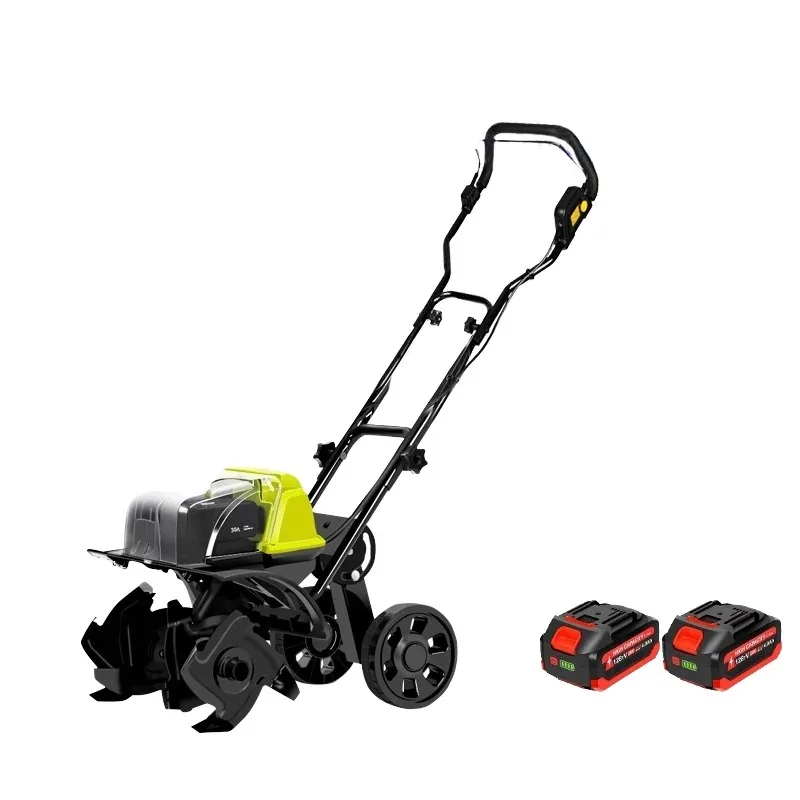 Micro Brushless Lithium Battery Multifunctional Agricultural Rotary Tiller Small Open Furrow Cultivators & Tillers