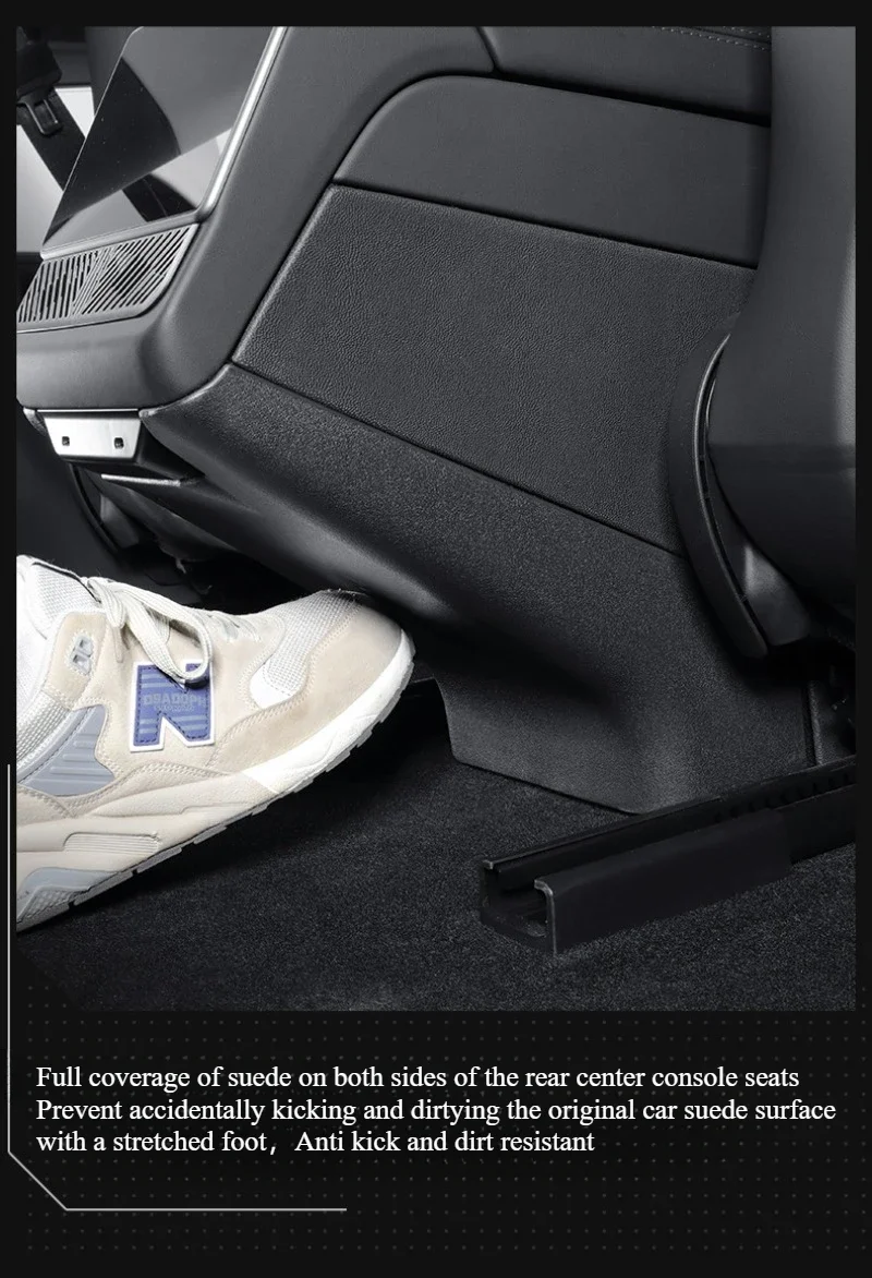 Für Tesla Model Y Juniper/Model3 Highland 2026 Rückwandabdeckung TPE Rücksitz-Kinder-Schutzplatte Anti-Schmutz-Matten Zubehör – Detail 6